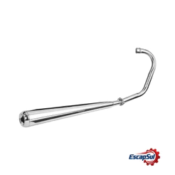 Escapamento Fan 125 2009/2019 Modelo Turuna Fortuna