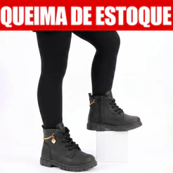 Kit 2 Meias Calças Infantil Menina Grossa Frio Inverno Preta Branca Rosa Club Happy Meia Calca