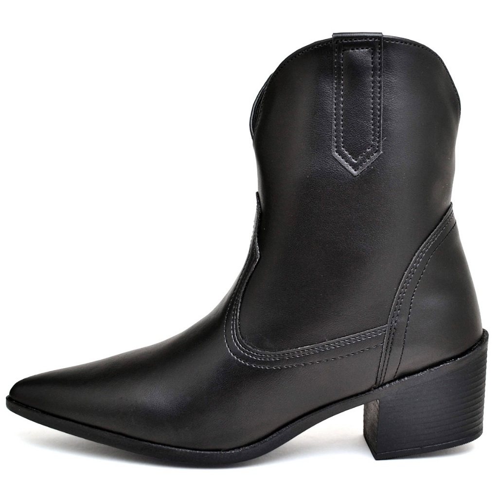 Bota Country Dubuy Feminina Western Preto Fosco 1701FG · foto 2