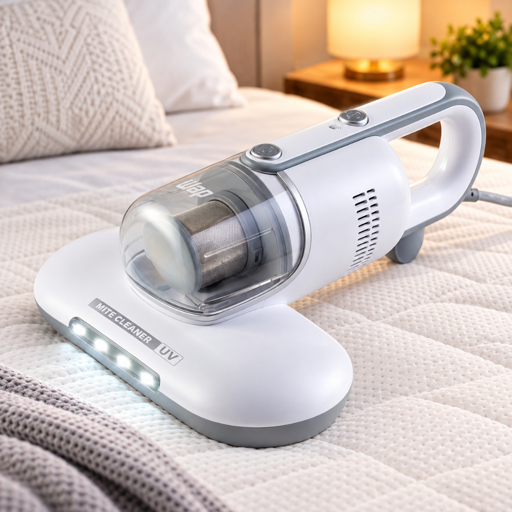 Aspirador Antiácaro WAP Mite Cleaner UV Luz UV Filtro HEPA Branco 127v 400W