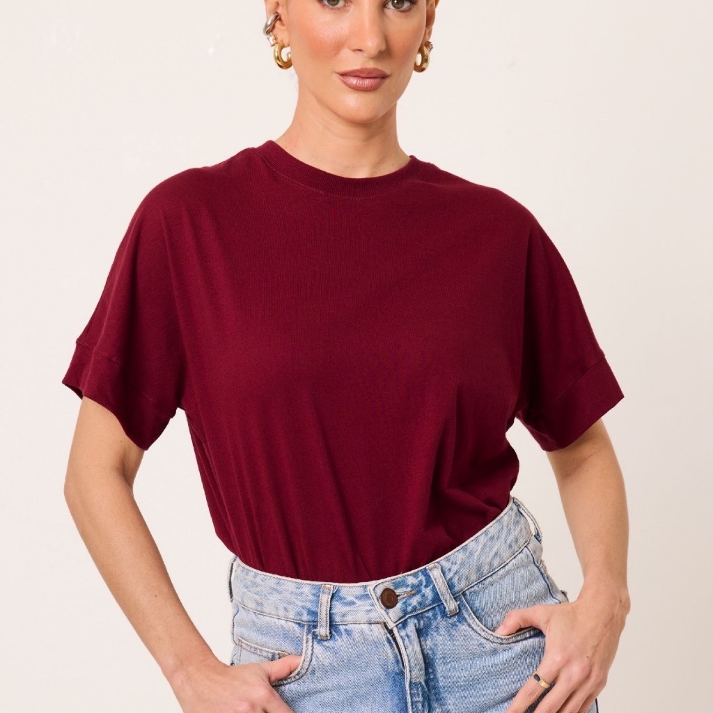 Kit 3 T-Shirts Oversized Intense Algodão Cléa Store · foto 2