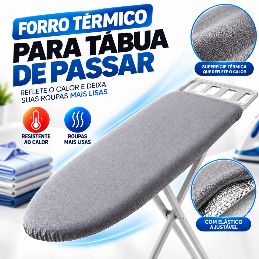 Forro Térmico Espuma Para Tábua de Passar Roupas