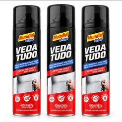Borracha Líquida veda e vazamento Impermeabilizante Spray Veda tudo Impermeável 400ML MUNDIALPRIME