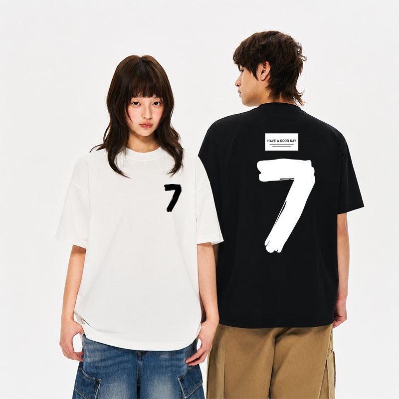 Camiseta Oversized Unissex 100% Algodão Estampada, Confortável e Respirável Plus Size Modelo Casual C1643