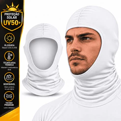 Balaclava Motoboy Açougueiro Com Proteção Solar Uv 50+ Ciclismo Corrida Touca Ninja Cara Aberta