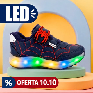 Tenis Infantil Masculino Led Menino Aranha Tenis De Menino Masculino Tenis Infantil Menino