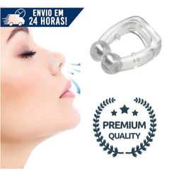 Clipe Nasal Anti Ronco Aparelho Para Nariz Dispositivo Para Ronco e Apneia Dilatador Magnético