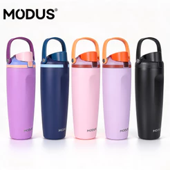 MODUS Copo Térmico Tumbler Inox Portátil Garrafa Térmica Inoxidável com Alça 900ml