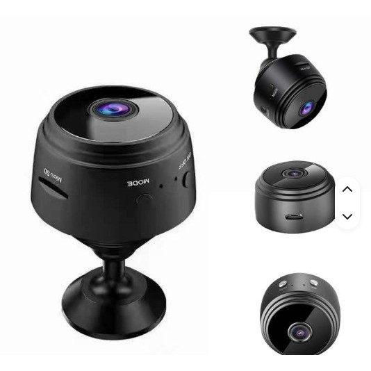 Mini Câmera Espiã A9 Wifi com Sensor e Visão Noturna