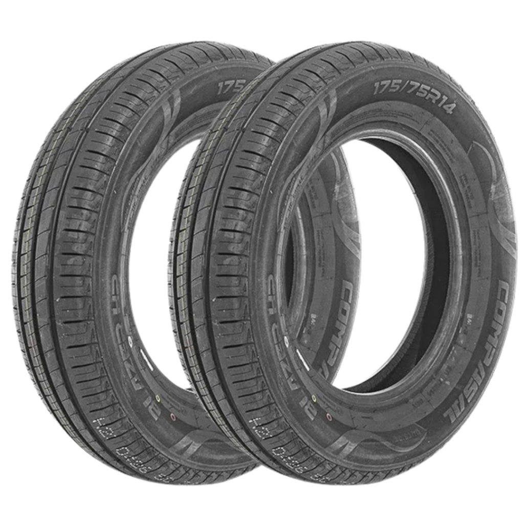 Kit 2 Pneus 175/75 R14 Blazer HP Compasal 86T Novos Aro 14