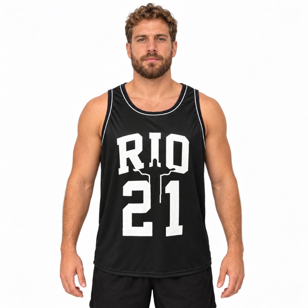 Regata Masculina Estampada Estilo Basquete Academia Treino Corrida Várias Estampas