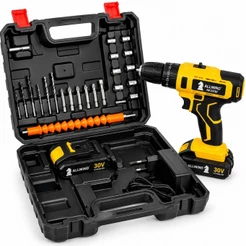 Furadeira Parafusadeira 30V Mandril 10mm 2 Baterias e Carregador