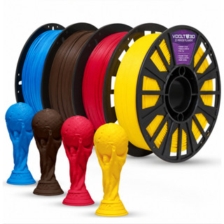 Filamento PLA Velvet Premium 1Kg 1,75mm Efeito Aveludado Impressora 3D FDM Voolt3D Oficial