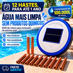 Ionizador Solar para Piscina Capacidade 100.000 Litros