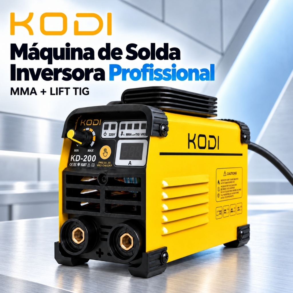 KODI 5 Em 1 Máquina Solda Inversora Profissional Máquina de solda 120A MMA/LIFT TIG