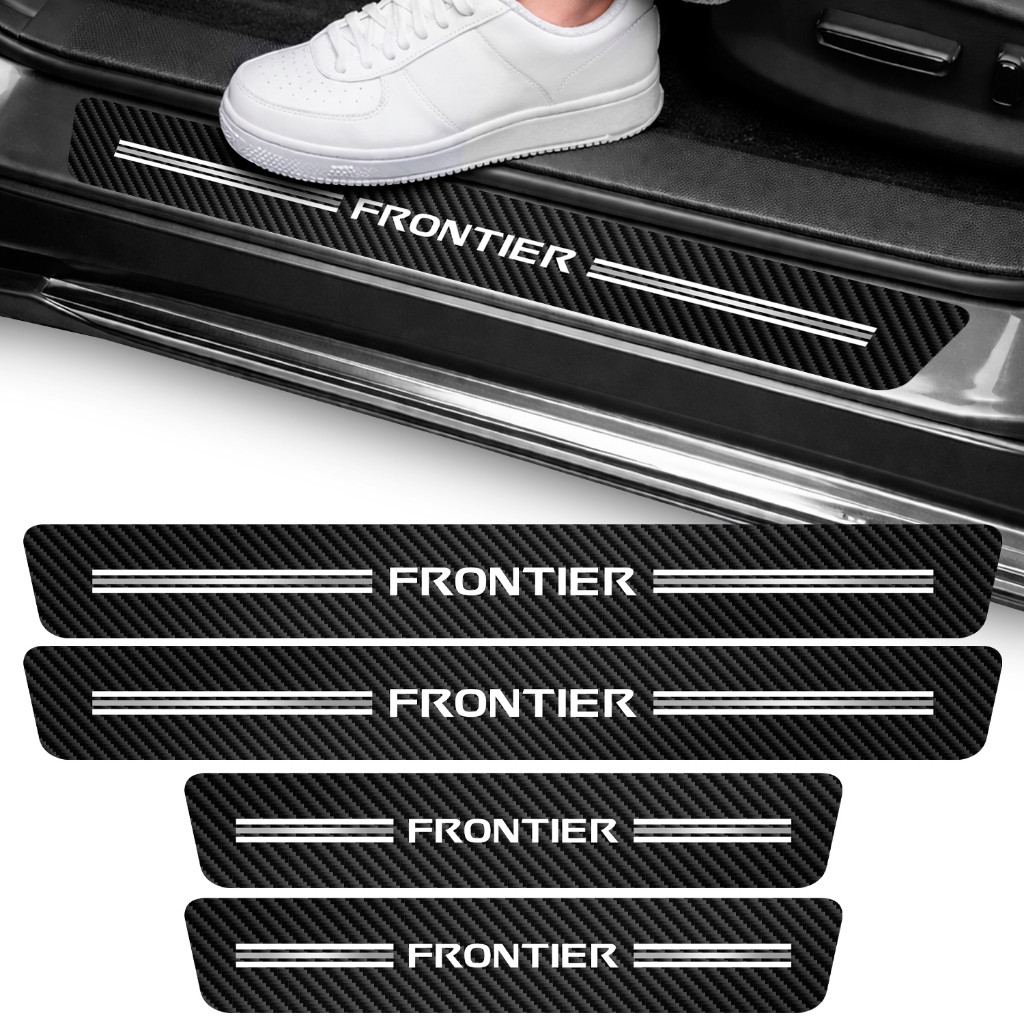 Kit Soleira Frontier Vinil Adesivo Proteção Automotiva Porta