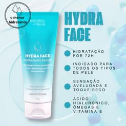 Hidratante Facial Hydra Face Extratos da Terra 50g - Intensivo com Tecnologia Avançada