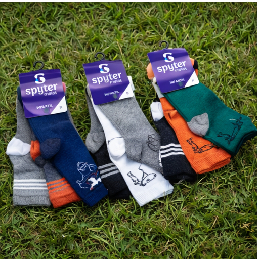Kit Meia infantil menino cores sortidas 18 pares