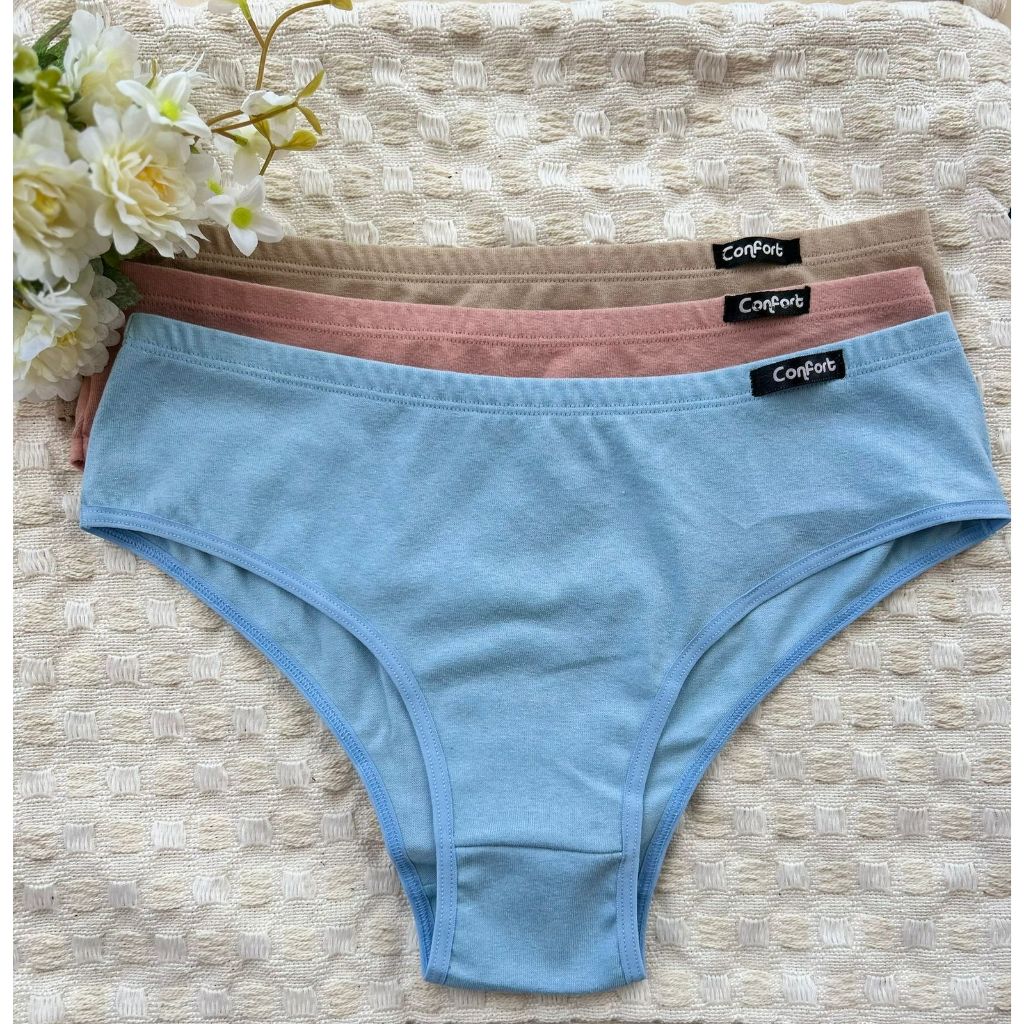 Kit 5 Calcinha de Algodão Premium Confortável em Oferta na Shopee