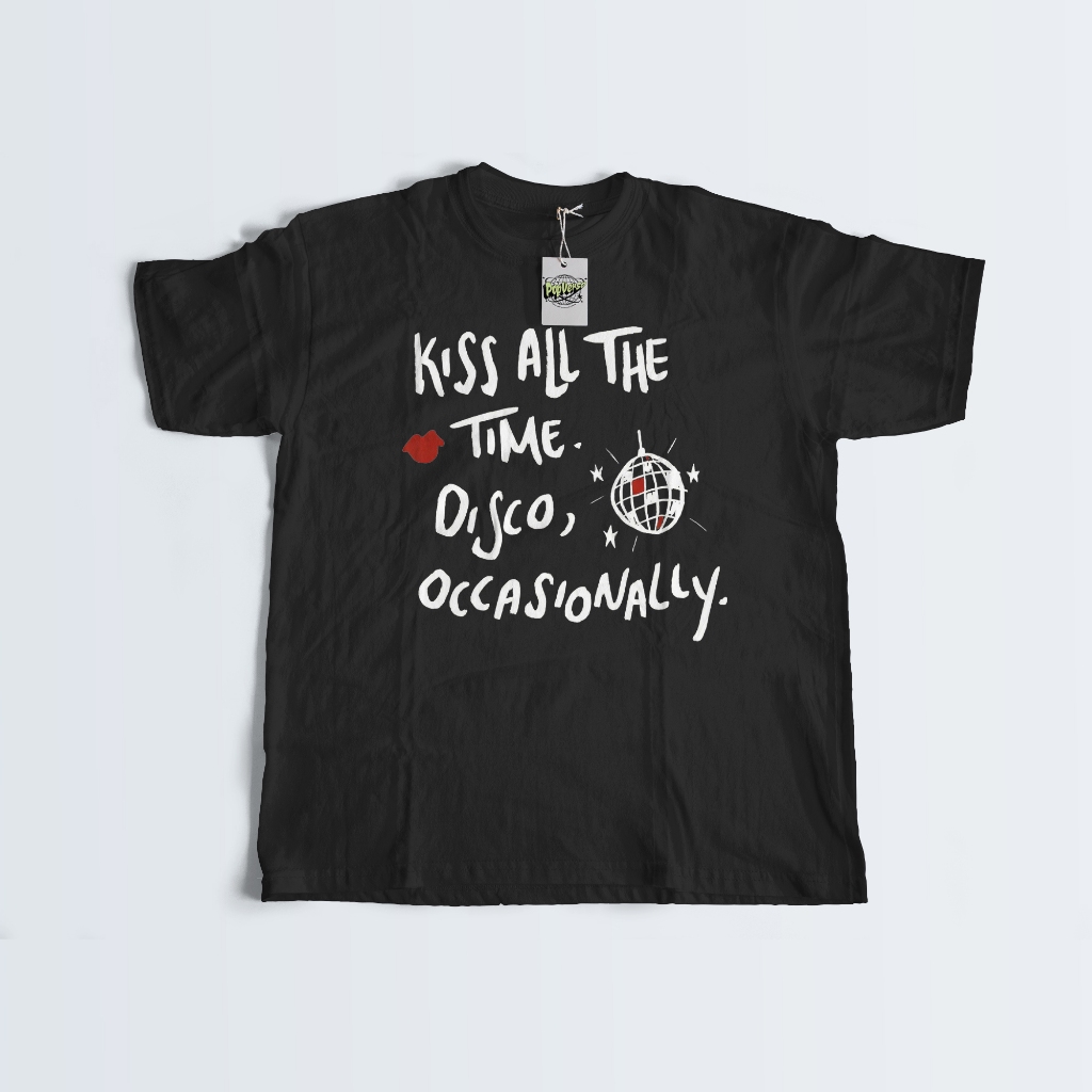 CAMISETA - HARRY STYLES -  KISS ALL THE TIME DISCO OCCASIONALLY - TOGETHER TOGETHER TOUR - 100% ALGODÃO  + BRINDES