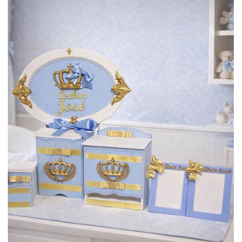 KIT HIGIENE BEBÊ MENINO KIT HIGIENE PRÍNCIPE