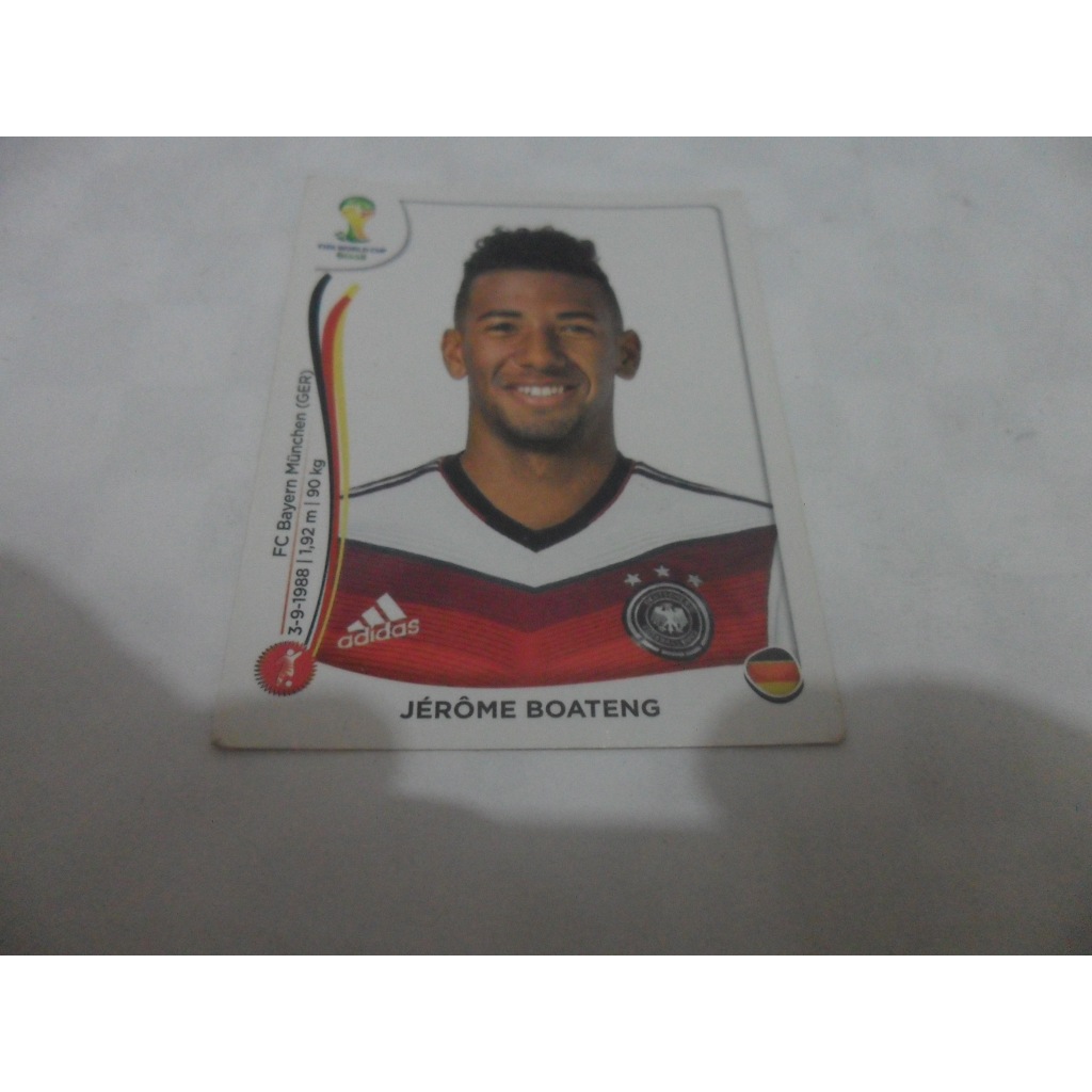 Figurinha copa do mundo 2014 Brasil - Jerôme Boateng