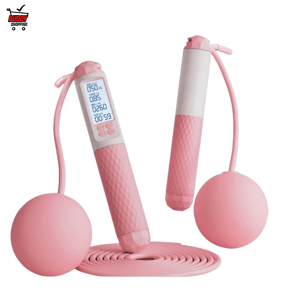 Corda De Pular Sem Fio Com Contador Digital D-EM21/D-EM22 em Oferta na Shopee