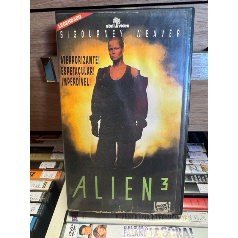 fita VHS Alien 3 - original - legendado - fotos reais