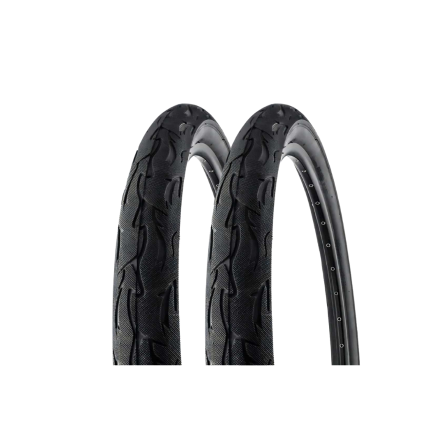 Par de Pneu 26 x 3.00 Flame Vee Rubber slick com arame aro 26 bike manobra VRB287 preto