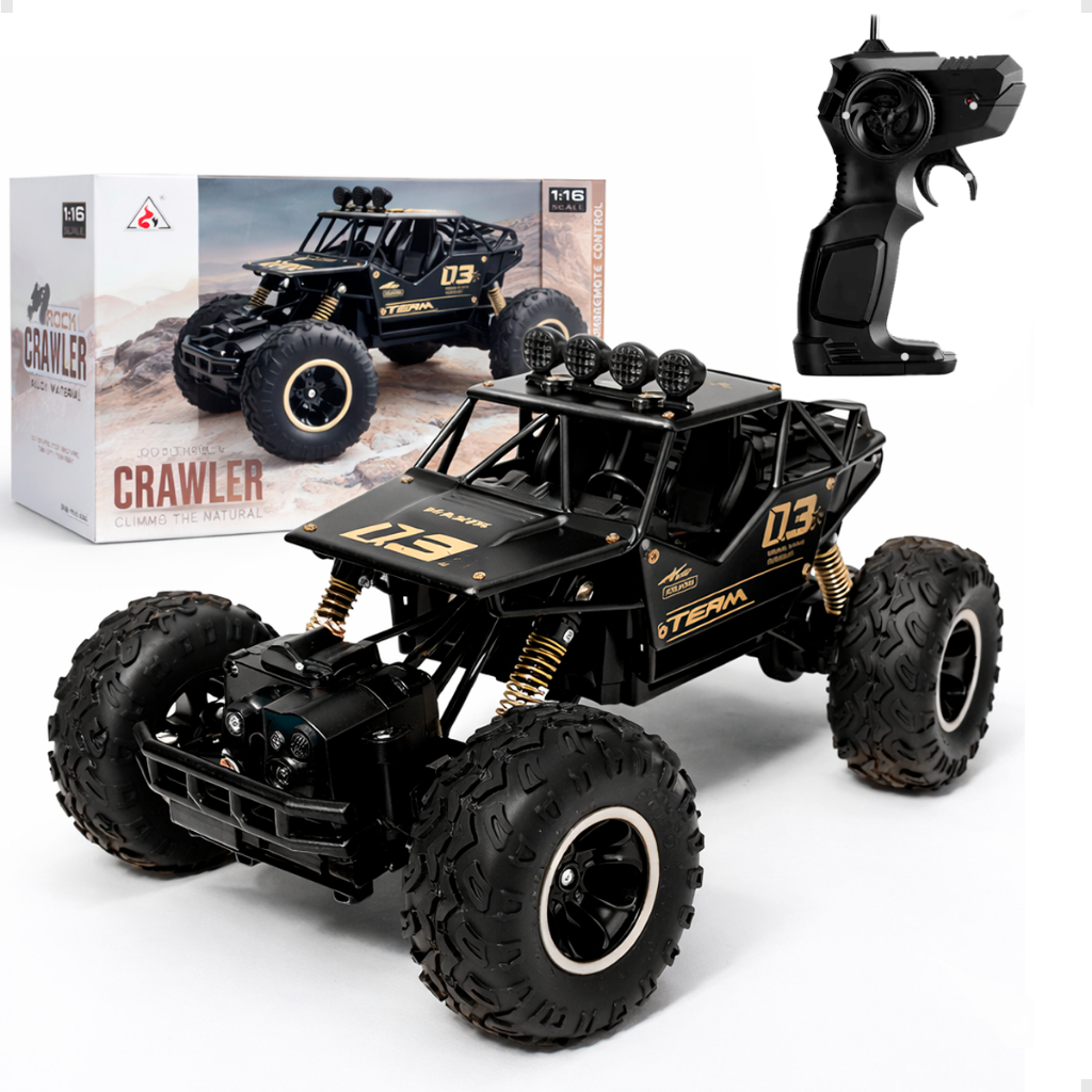Brinquedo Carrinho Controle Remoto Pickup 4x4 Off Road de Verdade
