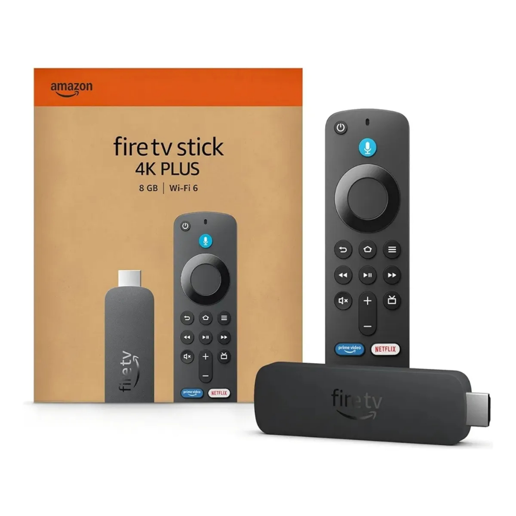 Amazon Fire TV Stick 4K Plus - Wi-Fi 6 (2GB de RAM e 8GB de armazenamento) Dolby Vision/Atmos,Controle de Voz  2026