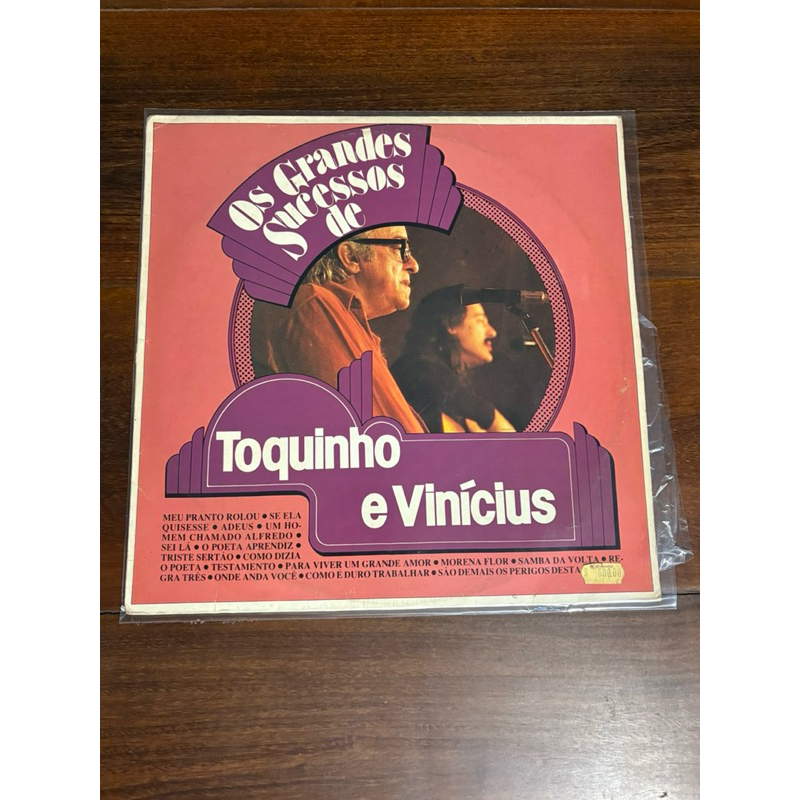 Lp Vinicius de Moraes e Toquinho - Os Grandes Sucessos de Toquinho e Vinicius (1974)