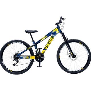 Bicicleta Aro 26 Vikingx Tuff x25 Vmaxx 21v Shimano Freios a Disco Com Suspensão em Oferta na Shopee