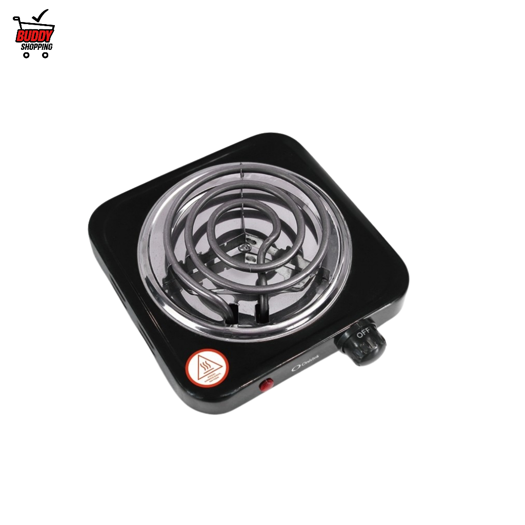 ON-FE401 Fogão Elétrico Portátil 1 Boca 1000W Preto Antiaderente 21x21cm 127V/220V em Oferta na Shopee