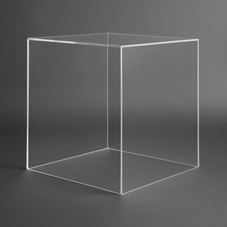 Cubo Acrílico 30cm 3mm Cristal Personalizado em Oferta na Shopee