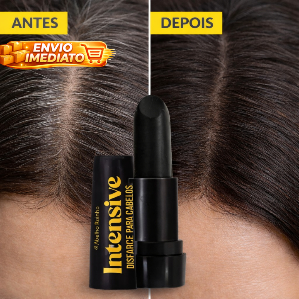 Bastão Disfarce Para Cabelos Brancos Intensive 3,97g Cor Preto Ou castanho Retoque - Abelha Rainha em Oferta na Shopee