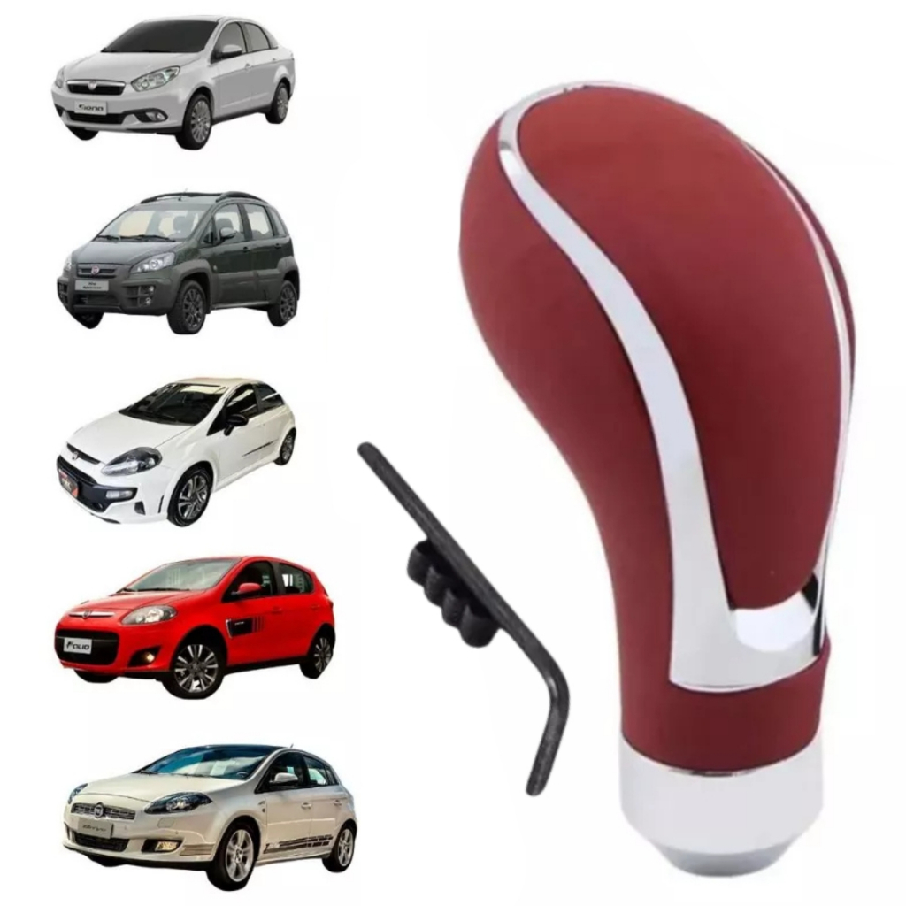 Alavanca Manopla câmbio dualogic automático Fiat Grand siena Linea Idea Adventure Strada Working