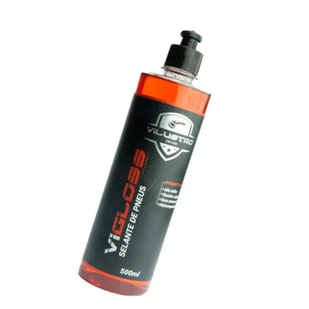 Pneu Pretinho Brilhante Vigloss Vilustro 500ml Auto