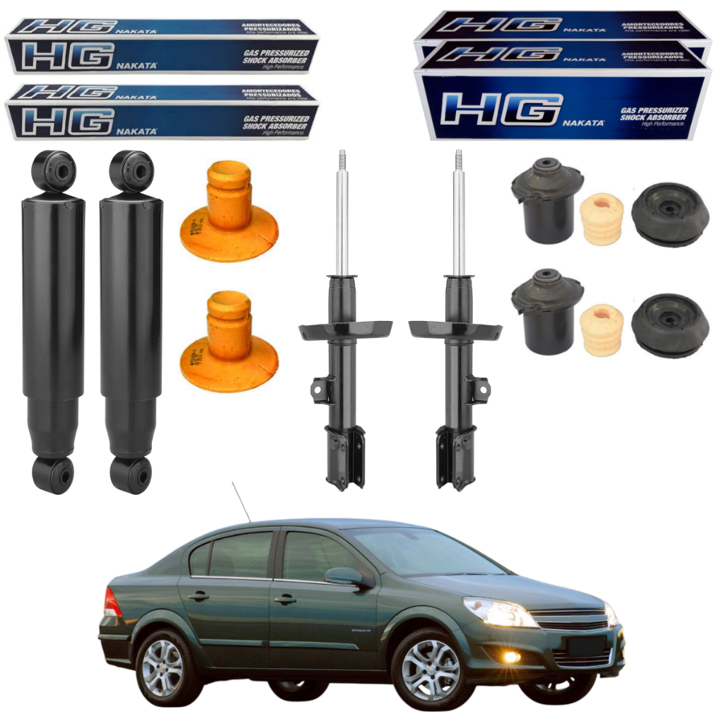 KIT 4 AMORTECEDOR VECTRA 2006 A 2011 NAKATA + KIT