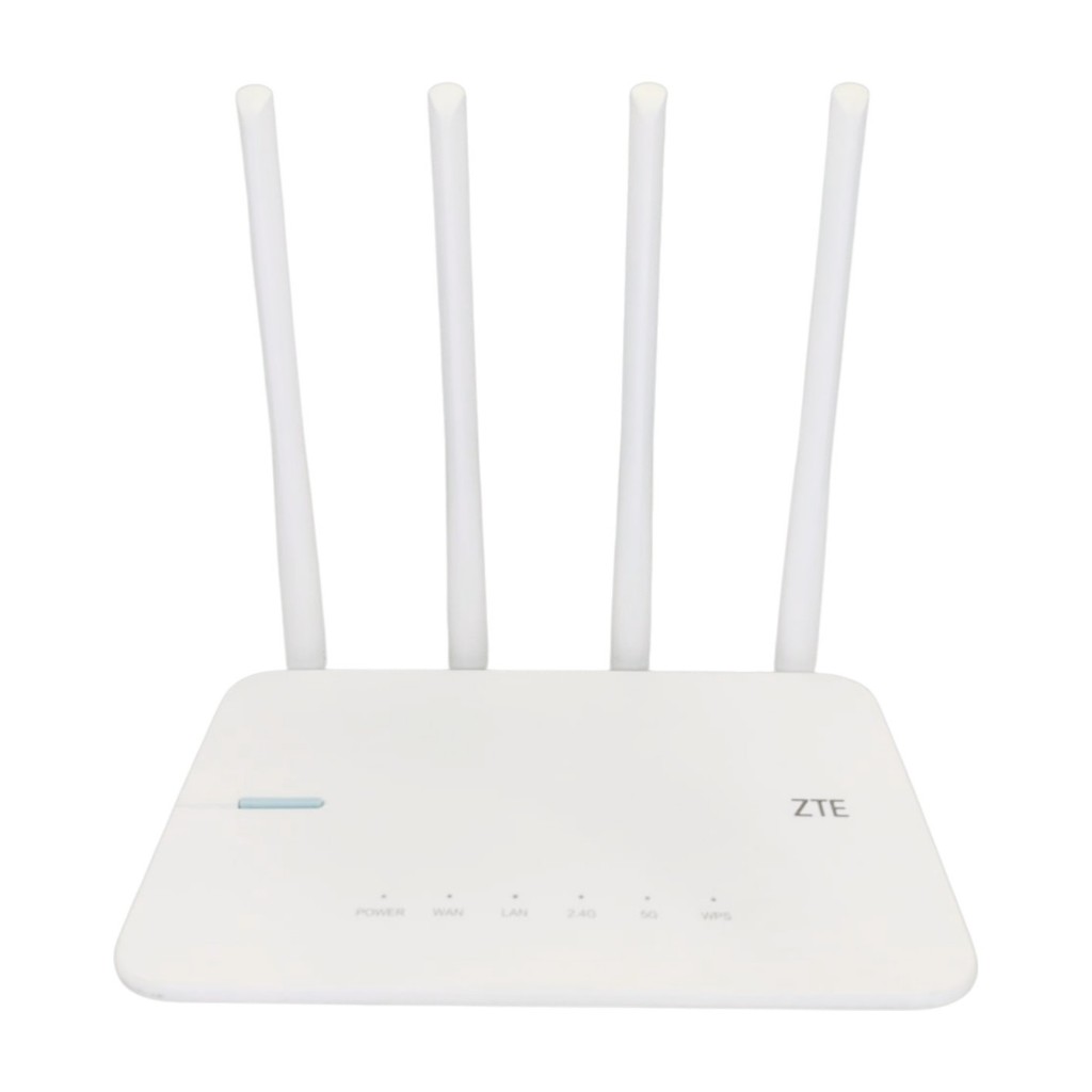 LOTE DE ROTEADORES ZTE H199A GIGABIT LAN E WIFI 1200 MESH TR-069 BRANCO COM FONTES