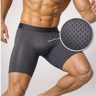 Kit 3 Cueca Boxer Ciclista Dryfit Respirável Antiodor Long Leg em Oferta na Shopee
