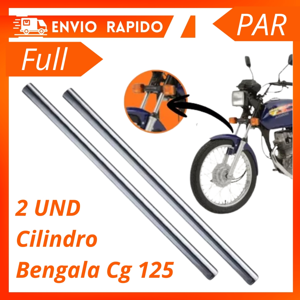 Par Cilindro Bengala Tubo Interno Cg 125 / Today / Titan 99 / Titan 00 / Fan 125 09 / Fan 125 14