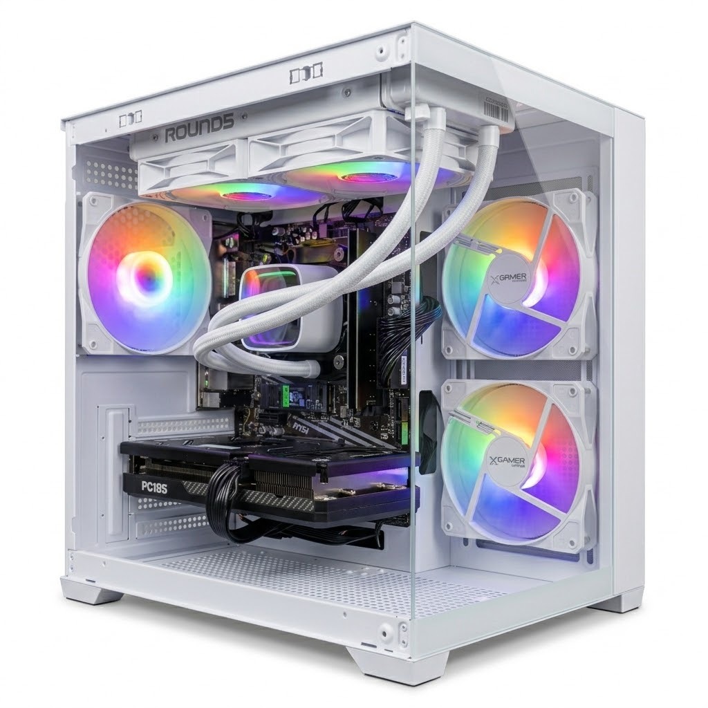 PC GAMER ZYN RYZEN 7 5700X, B450M, 16GB RAM, SSD 1TB, NVIDIA RTX 5060 8GB, GABINETE 3 FANS RGB