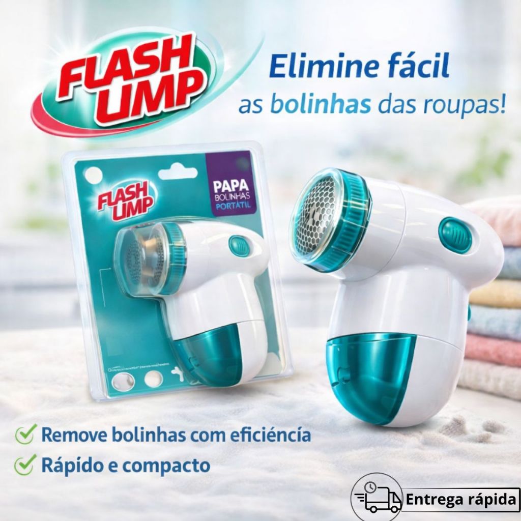 Papa Bolinha Portatil Flash Limp Eletrico Tira Bolinha de Roupa Profissional Ideal P/ Mala de Viagem