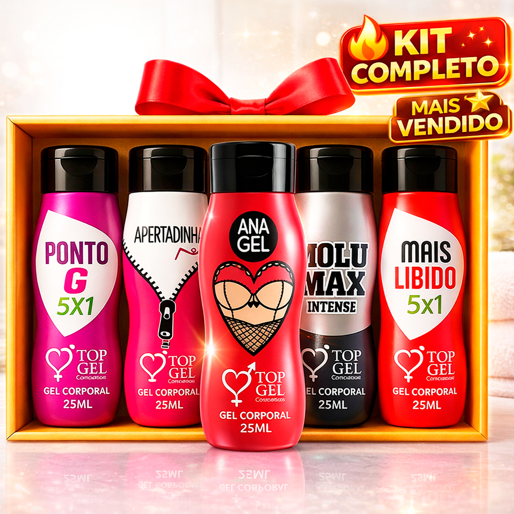 Kit Luxo Prime Casal 5X1 Sex shop Produtos eróticos Gel Sexy shop lubrificante sexual feminino masculino intimo em Oferta na Shopee