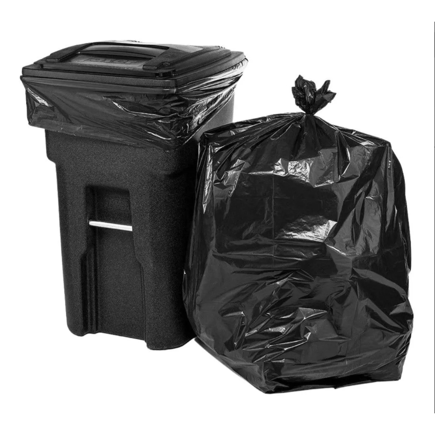 SACOS DE LIXO RESISTENTE PRETO C/ 100 UNIDADES 20L 40L 60L 100L 200L