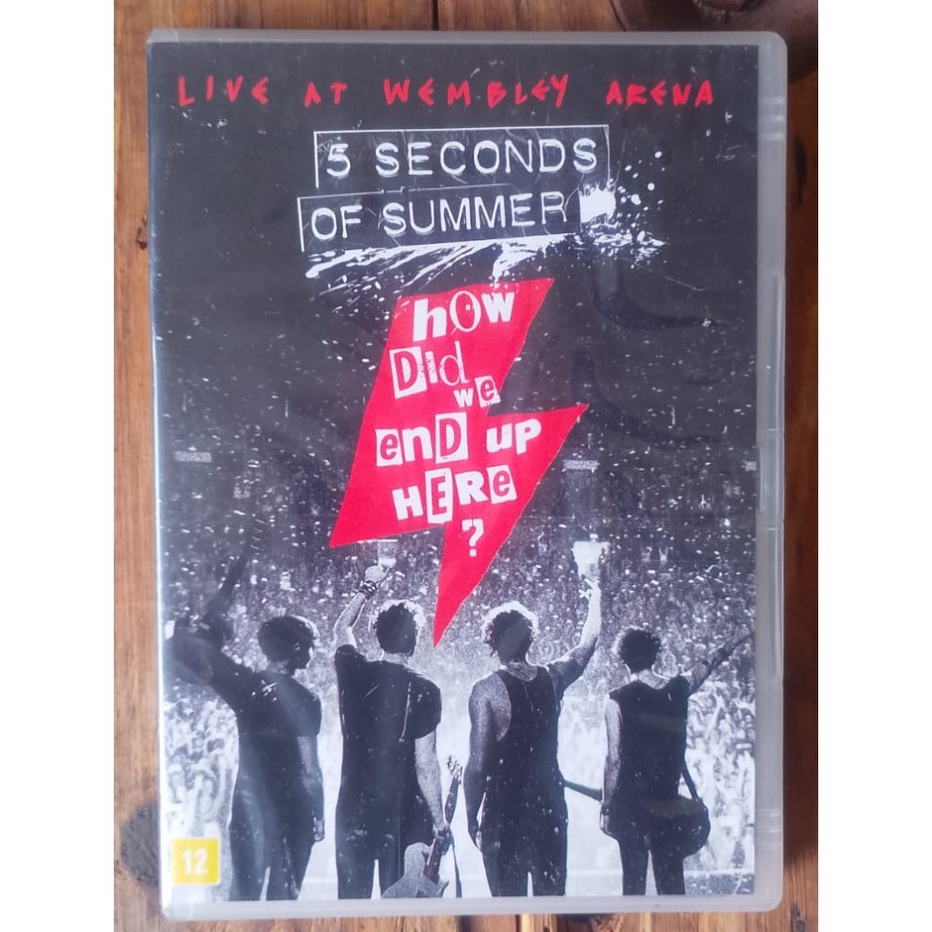 DVD 5 Seconds Of Summer Live At Wembley Arena How Did We End Up Here? Bandas Shows.