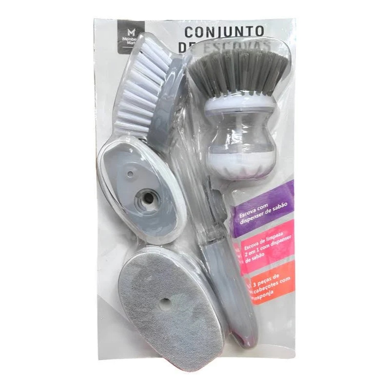 member's mark Conjunto de Escovas Lava Louça 5 Peças.--promoçõ