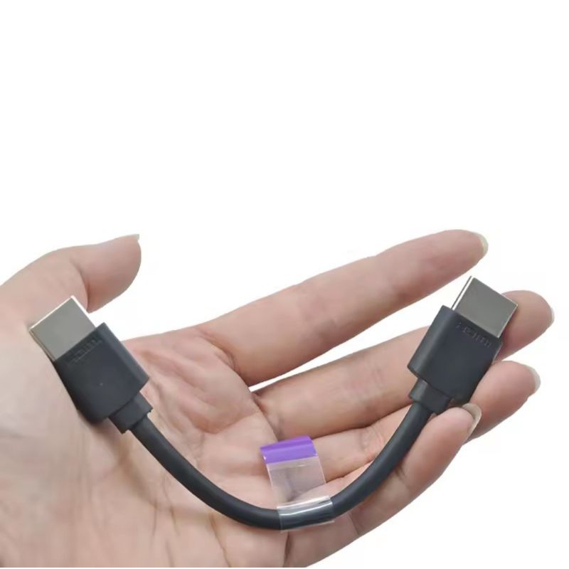 Mini cabo Hdmi 15cm curto pequeno p/ instalações clean