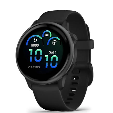 Relógio Vívoactive 6 Com Monitor Cardíaco E Gps 42mm Preto Garmin Liso Preto Liso